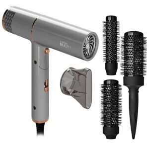 Cortex Beauty AirFold Ionic Foldable Dryer & Blowout Brush Set With 3 Heads